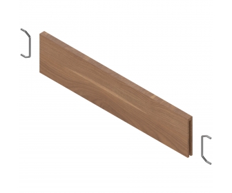 AMBIA-LINE listwa poprzeczna do szuflady standardowej LEGRABOX (ZC7SXXXRH2), w opcji drewnopodobnej, Orzech Tenn. jasny ST15