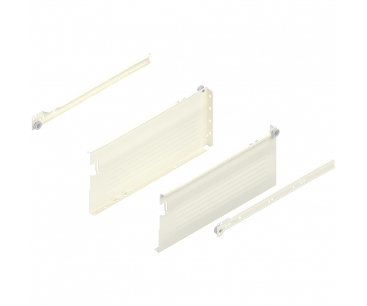 Szuflada METABOX wys H, częściowy wysuw, 350mm, 25kg, kremowo-biała, BLUM 320H3500C15