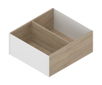 AMBIA-LINE rama do LEGRABOX szuflady z wysokim frontem, w opcji drewnopodobnej, od dł. 270 mm, szerokość 242 mm, Dąb Bard./jedw