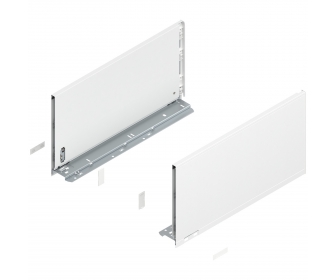 Bok LEGRABOX pure, wys. F (241,0 mm), dł. 450 mm, lewy/prawy, jedwabiście biały mat