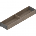 AMBIA-LINE  ramki do szuflady standardowej LEGRABOX, w opcji drewnopodobnej, dł. 450 mm, szerokość 100 mm, Dąb Nebr./szary