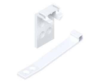 blokada szuflady, Biała