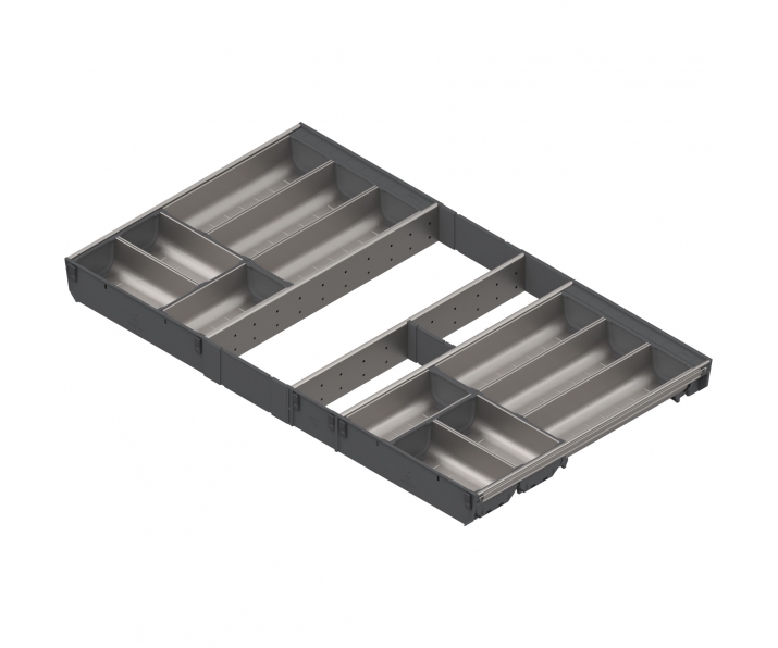 ORGA-LINE wkład z pojemnikami (całkowite wypełnienie), do szuflady standardowej TANDEMBOX, dł. NL 500 mm, szer. korpusu KB 900 
