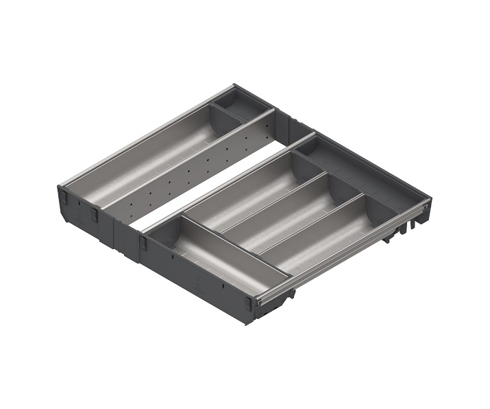 ORGA-LINE wkład z pojemnikami (całkowite wypełnienie), do szuflady standardowej TANDEMBOX, dł. NL 450 mm, szer. korpusu KB 550 