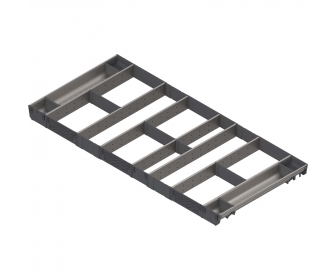 ORGA-LINE wkład kombi (całkowite wypełnienie), do szuflady standardowej TANDEMBOX, dł. NL 550 mm, szer. korpusu KB 1200 mm, ino