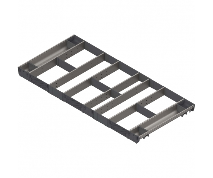 ORGA-LINE wkład kombi (całkowite wypełnienie), do szuflady standardowej TANDEMBOX, dł. NL 550 mm, szer. korpusu KB 1200 mm, ino