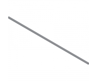 TANDEMBOX intivo/antaro Reling poprzeczny, do Szuflada wew wysoka, R9006 szara, KB 1200 mm, do przycięcia
