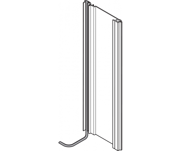 Profil nośny SERVO-DRIVE dł. 670mm, z przewodem, aluminium, BLUM Z10T670AA