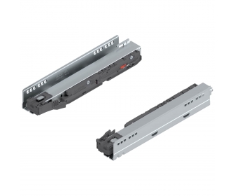 Prowadnica korpusu LEGRABOX z BLUMOTION S, pełny wysuw, 40 kg, dł. 300 mm, lewa/prawa, cynkowana