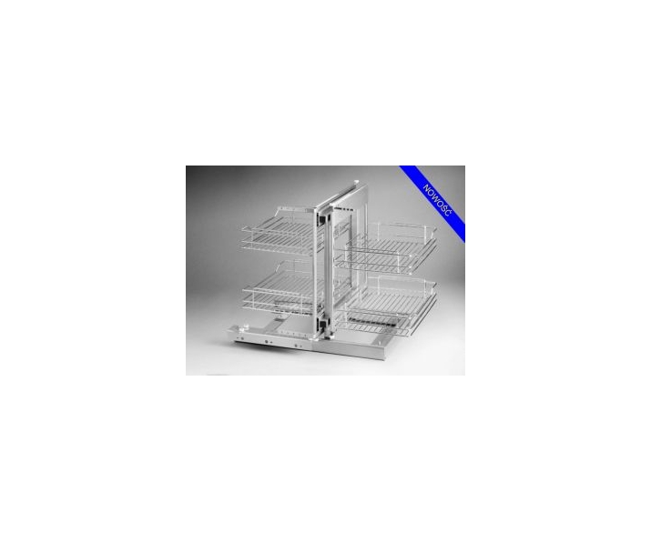 Kosz MAGIC Komfort 1000 UNIWERSALNY P/L P22 srebrny