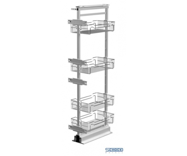 Cargo MAXI 400 4 półki 1410-1710 G2 chrom