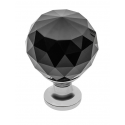 Gałka Crystal Palace A 30mm (chrome+black crystal)