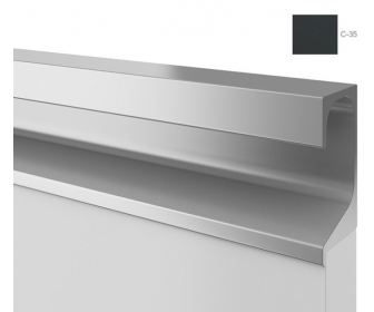 Uchwyt meblowy wpuszczany UKW-7 C-35 L 596mm