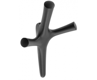 Wieszak meblowy WALENCIA CZARNY MAT