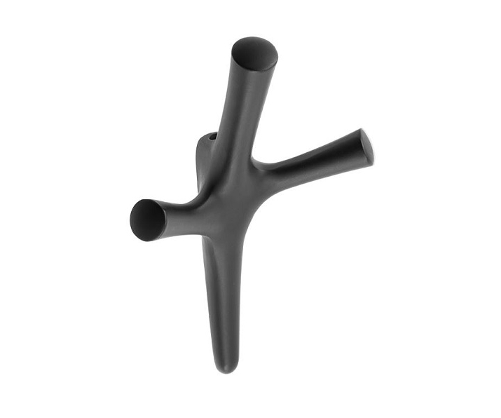 Wieszak meblowy WALENCIA CZARNY MAT