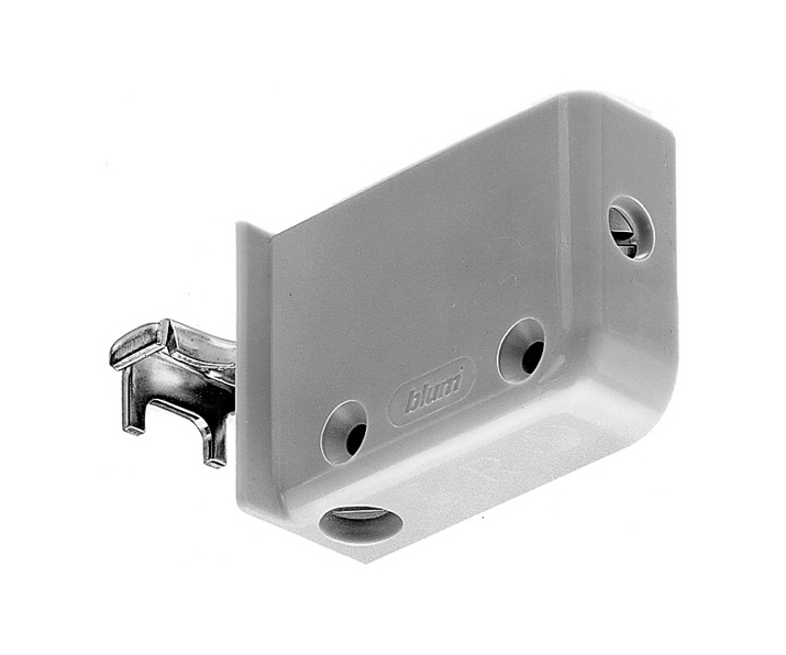 BLUM Zawieszka do szafek, prawa, na wkręty, biała 48N0510.02