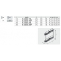 Kosz cargo 200 dwupoziomowy STANDARD PRO, mocowanie boczne, lewy, P68 antracyt, NOMET W-2333M-200L.P68