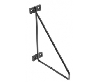 Podpórka do półki BAR 21x17cm czarny mat