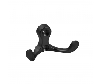 Wieszak pajączek DOMINICA czarny mat