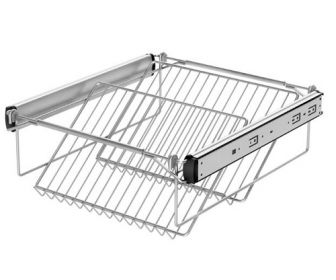 Kpl. półka na buty + ramka miękki domyk SREBRNA