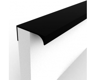 Uchwyt listwowy TERRA 256 Lc 286mm P61 czarny mat