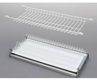 Ociekarka dwupoziomowa "standard" 800 P1 BIAŁA, NOMET W-2507-800A.P1