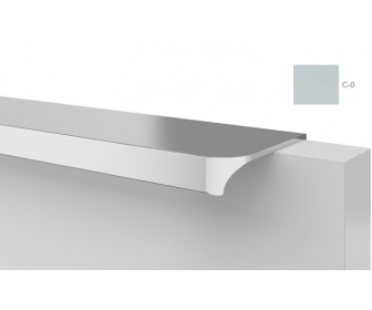 Uchwyt meblowy przykręcany U-9 R9 C-0 L-100mm aluminium