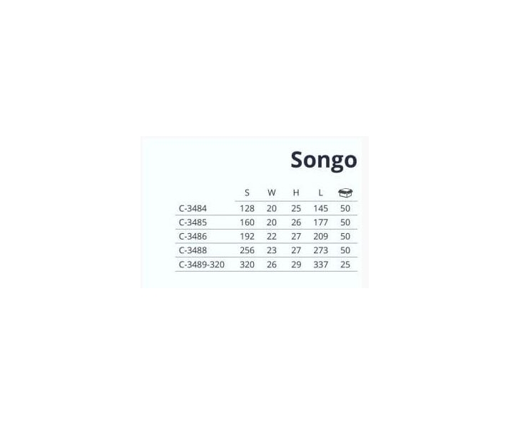 Uchwyt SONGO Lo 320mm antracyt