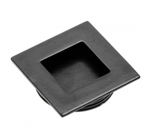 UCHWYT MEBLOWY WPUSZCZANY kwadratowy czarny