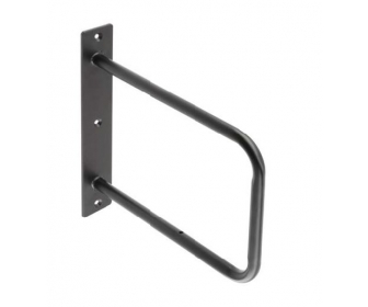 Podpórka do półki BELT, 22x23cm, czarny mat