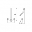 Wieszak meblowy WP14-G0006 duży