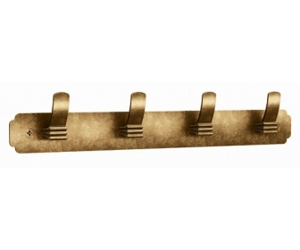 Wieszak panelowy LIBRETTO patyna na mosiądzu