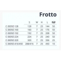 Uchwyt FROTTO Lo 224mm aluminium