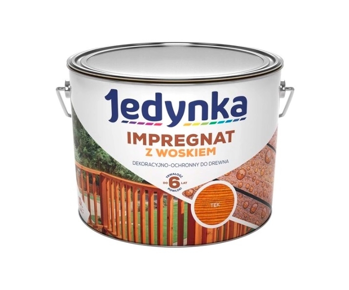 Jedynka impregnat do drewna z woskiem Teak 2,5L