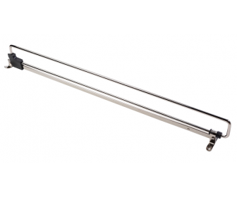 Wieszak wysuwny, niepełny wysuw, L 350 mm, mocowanie stal, chrom