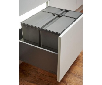 PULLBOY VARIO 9XL 600/ 26+11 sortownik do segregacji śmieci pod zlewozmywak