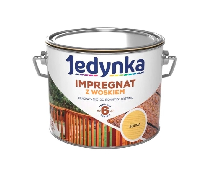 Jedynka impregnat do drewna z woskiem Sosna 2,5L