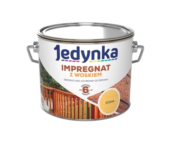 Jedynka impregnat do drewna z woskiem Sosna 0,9L