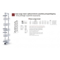 Cargo MAXI 300 6 półek 1910-2110 P22 srebrny
