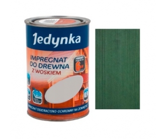 Jedynka impregnat do drewna z woskiem zielony 5L