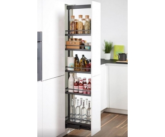 PEKA 001.38.KPL/A DISPENSA ARENA STYLE 1600-1900/ 600/ 5/ ANTRACYT cargo wysokie do montażu w słupku meblowym