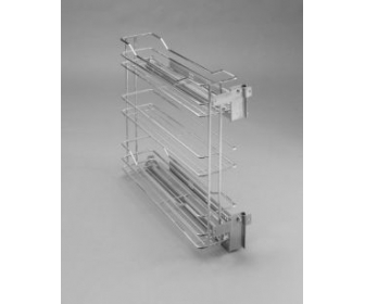 Kosz cargo 200 trzypoziomowy PRESTIGE, mocowanie boczne, prawy, G2 chrom, NOMET W-2314B-200P.G2