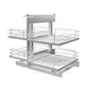 Kosz MAGIC prestige supreme białe dno 800 efekt aluminium