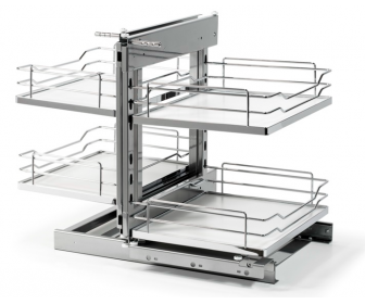 Kosz cargo narożny pełne dno MAGIC KOMFORT PRESTIGE SUPREME 1000, G2 chrom, NOMET W-6000D-1000.G2