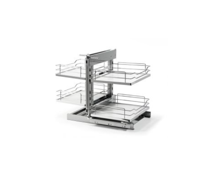 Kosz cargo narożny pełne dno MAGIC KOMFORT PRESTIGE SUPREME 800, P68 antracyt, NOMET W-6000D-800.P68