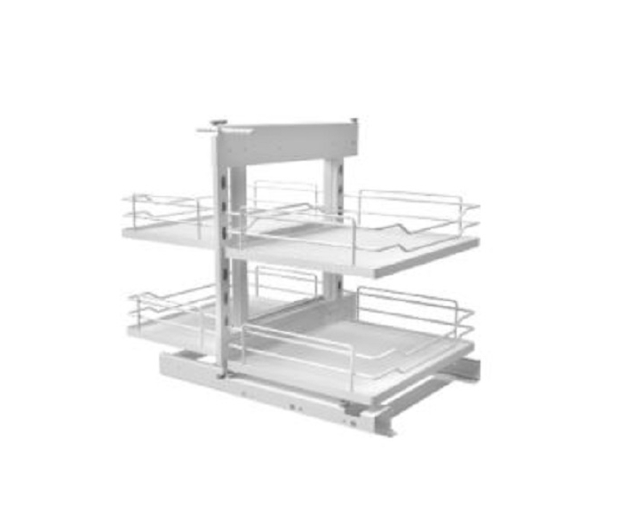 Kosz cargo narożny pełne dno MAGIC KOMFORT PRESTIGE SUPREME 1000, P1 biały, NOMET W-6000D-1000.P1