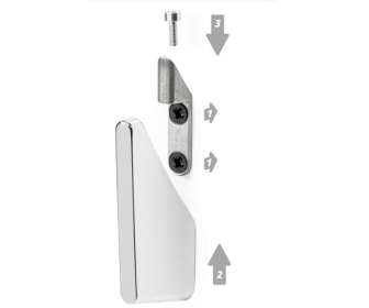 Wieszak SID chrom połysk