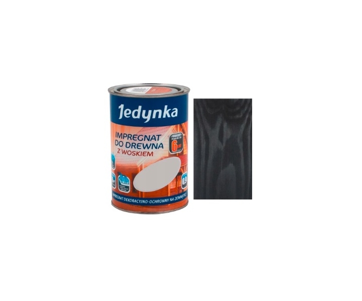 Jedynka impregnat do drewna z woskiem heban 2,5L