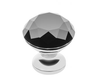 Gałka Crystal Palace B 20mm (Chrome+Black Crystal)