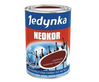 Jedynka neokor farba antykorozyjna czerwona 0,5l